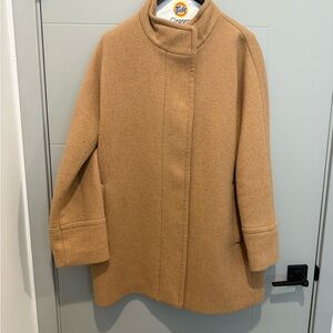 Women's Tan JCrew City Coat